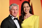 Bastian Schweinsteiger en Ana Ivanovic. Getty Images