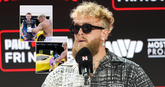 Jake Paul slaat zijn Ferrari kapot. © Getty Images