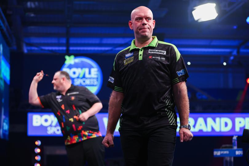 Michael van Gerwen verloor in de eerste ronde van World Grand Prix © PDC