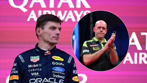 Max Verstappen doet met steun Michael van Gerwen uitstapje naar andere sport: 'Verlies niet graag van Duitsers'