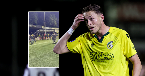 Ongekende chaos in KNVB Beker: supporters breken door barricades in twee duels, akelige blessure bij Top Oss
