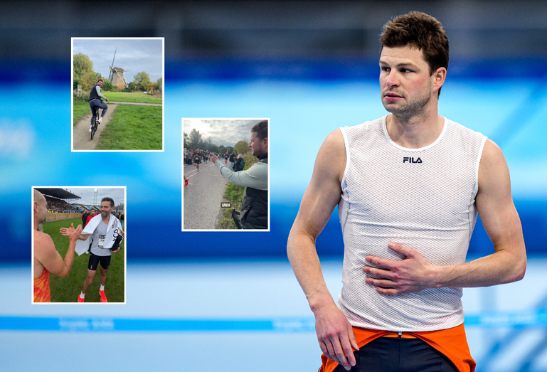 Schaatsicoon Sven Kramer zet alle zeilen bij voor ontketende Erben Wennemars en Tom Dumoulin: 'Echt aandoenlijk'