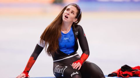 Topschaatsster Ivanie Blondin rijdt bizar schema tijdens World Cup in China: 'Zo werkt het gewoon'