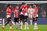 De spelers van PSV gaan uit hun dak © Getty Images