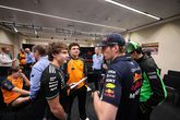 Max Verstappen bij de evaluatie van de F1.

© ProShots