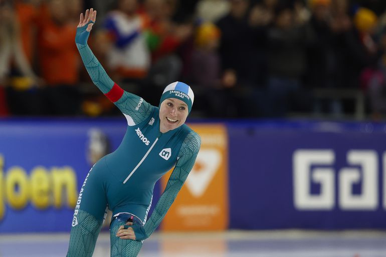 Schaatsster Merel Conijn (23) kijkt ogen uit na sterke start op NK allround: 'Dat had ik niet verwacht'