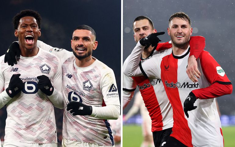 TV-gids: op deze zender kijk je live naar Lille - Feyenoord in de Champions League