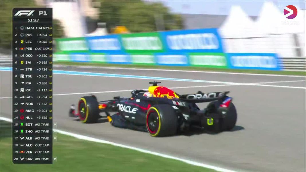 GP Bahrein | Eerste ronde van Max Verstappen in VT1