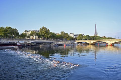 Olympische triatlon in gevaar wegens slechte waterkwaliteit Seine