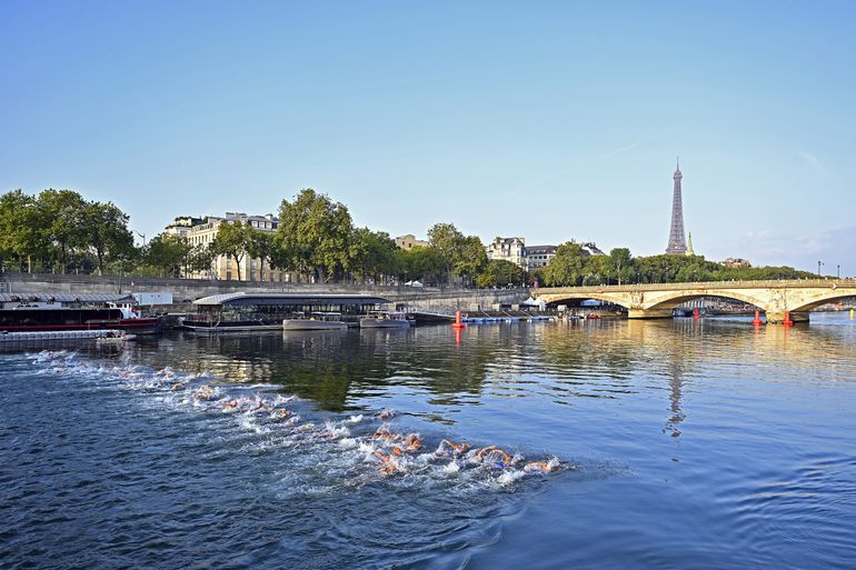 Olympische triatlon in gevaar wegens slechte waterkwaliteit Seine