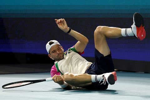 Grigor Dimitrov doet bizarre onthulling na nederlaag tegen Novak Djokovic: 'Herinner me alleen de rolstoel'