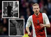 Davy Klaassen tijdens het Eredivisie-duel tussen Ajax en AZ en samen met vrouw Laura Benschop en dochter Cruz © Getty images & Instagram @laura.benschop, beeldbewerking Sportnieuws.nl