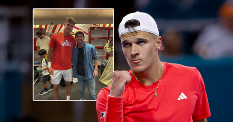 Tennissensatie (19) dankt Lionel Messi na stunt op ATP Miami: 'Heb mijn handen niet meer gewassen'