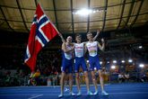 Henrik, Jakob en Filip Ingebrigtsen © Getty Images