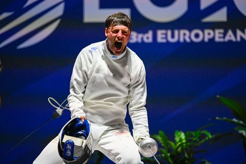 'Het was een hectische dag, ik ben gesloopt': waanzinnige stunt Nederlandse schermer