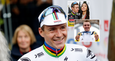 Remco Evenepoel boekte al veel grote successen als topwielrenner, nagenoeg altijd met zijn vrouw Oumi Rayane aan zijn zijde © Getty Images, beeldbewerking Sportnieuws.nl