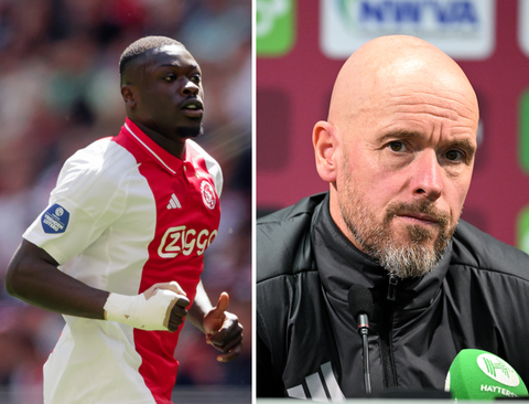 Ajax-spits Brian Brobbey én Erik ten Hag worden afgemaakt in Engeland