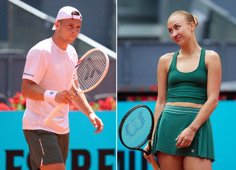 Intiem moment tussen Tallon Griekspoor en zijn tennissende vriendin na unieke prestatie in Madrid