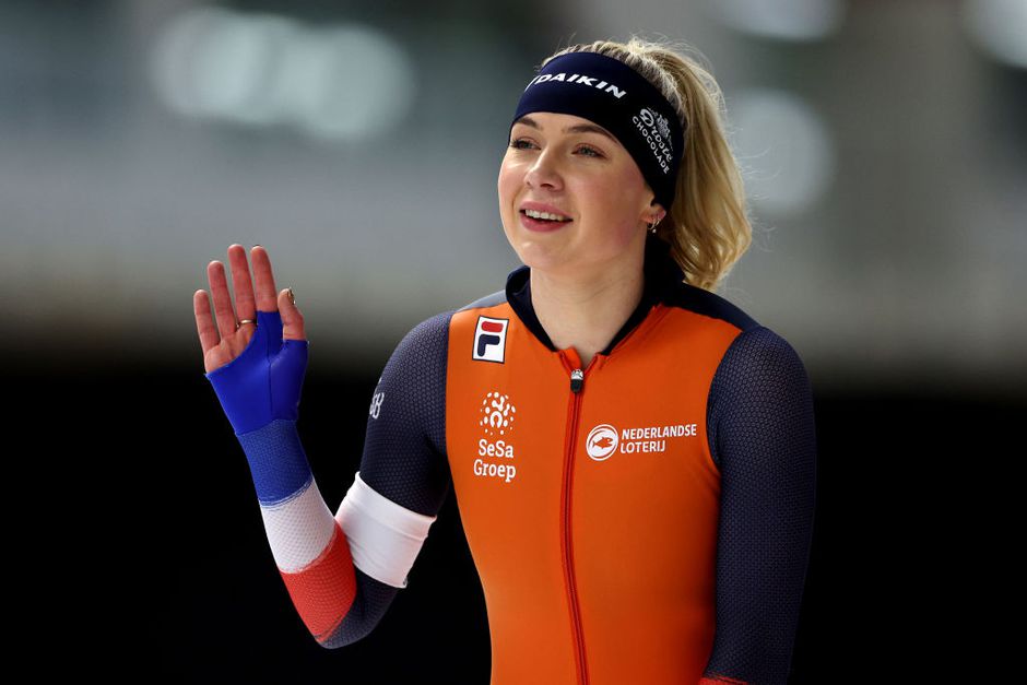 Topschaatser Kjeld Nuis laat partner Joy Beune in de regen zwoegen: 'Ik ben niet gek'