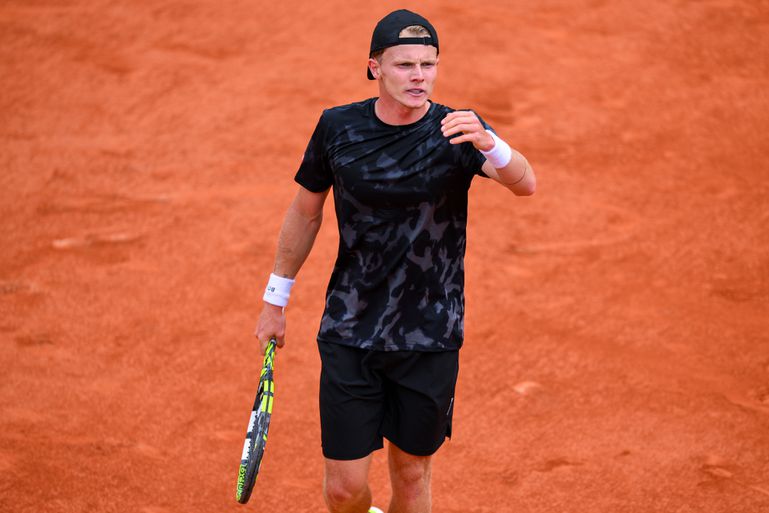 Tennisser Jesper de Jong verlaat Roland Garros met flink wat prijzengeld na uitschakeling