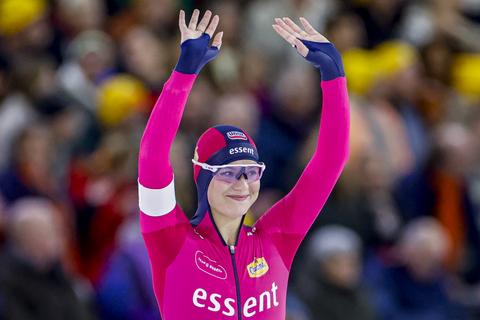 Schaatstalent Angel Daleman (19) viert succes op NK in andere sport: 'Ik ben hier superblij mee'