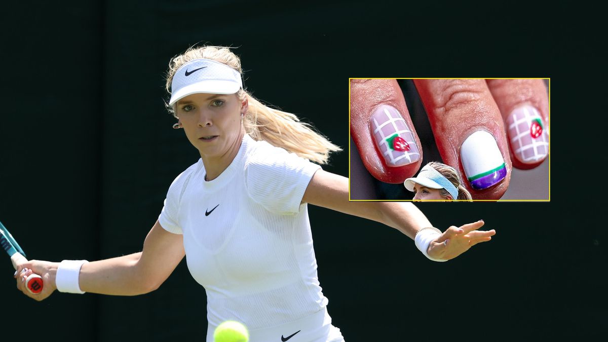 Britse tennisster Katie Boulter steelt met bijzondere nagels de show op Wimbledon