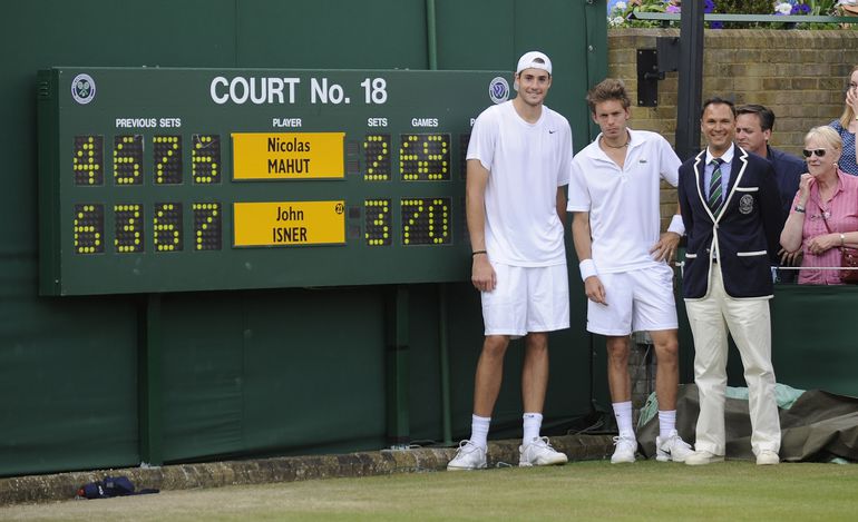 Het bizarre tennisrecord dat in de eerste ronde van Wimbledon is behaald en voor altijd blijft staan