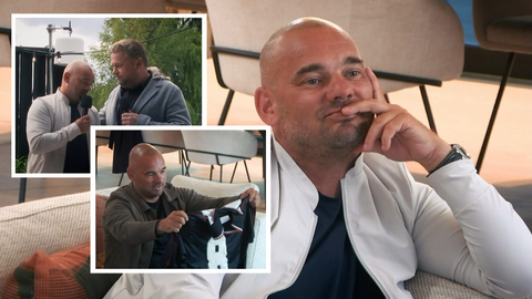 Wesley Sneijder emotioneel na bijzonder moment: 'Dit hakt er wel even in, ik loop helemaal te trillen'