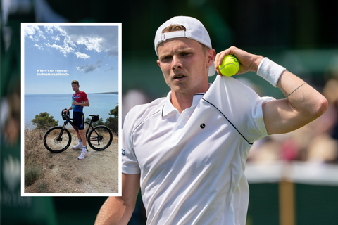 Nederlandse toptennisser duikt op in kleding van schaatsteam: 'Waar is mijn contract?'