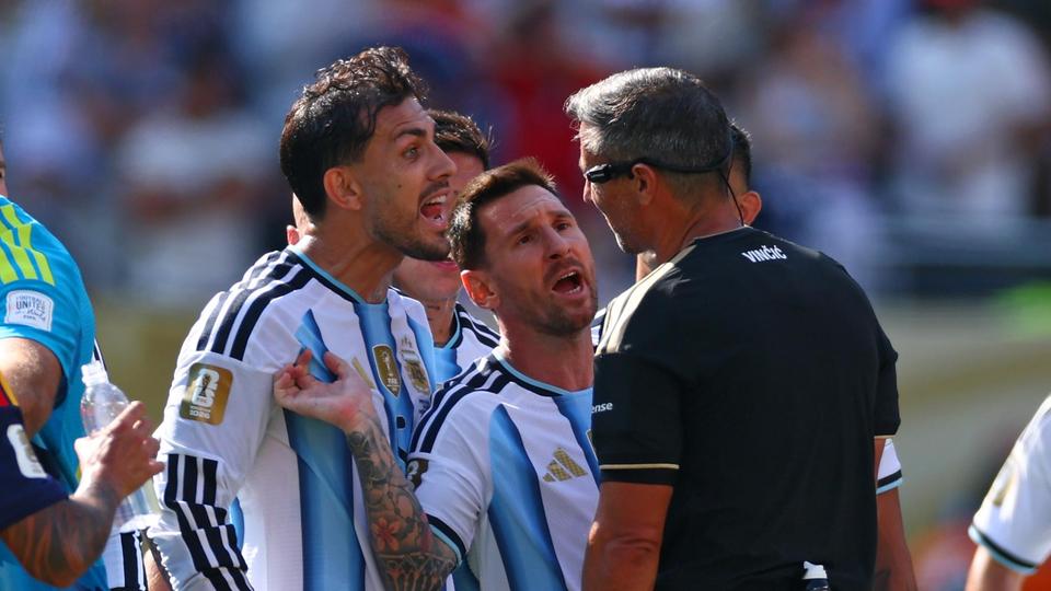 Leandro Paredes liet zich van zijn slechtste kant zien tijdens de finale van het WK voetbal. ©Getty Images