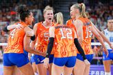 De Nederlandse volleybalsters. © Getty Images.