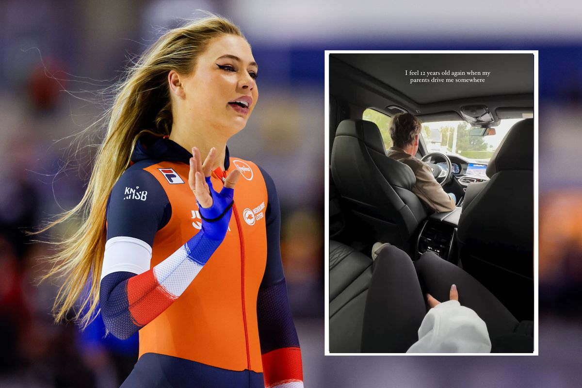 Topschaatsster Jutta Leerdam deelt bijzonder moment met vader: 'Ik voel me weer 12 jaar oud'