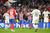 Angel Correa scoorde diep in blessuretijd de 1-1 voor Atletico tegen Real Madrid in de derby van de Spaanse hoofdstad. ©Getty Images