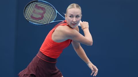 Russische vriendin van toptennisser Tallon Griekspoor maakt indruk in China