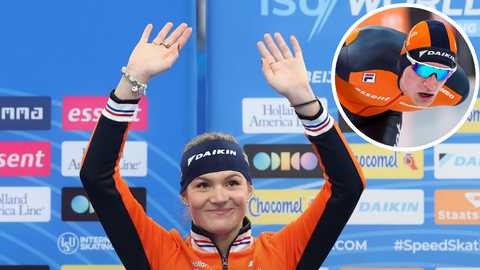 Schaatssensatie Angel Daleman (18) noemt opmerkelijk verschil met oudere vriend: 'Ik denk dat ik dat minder voel'