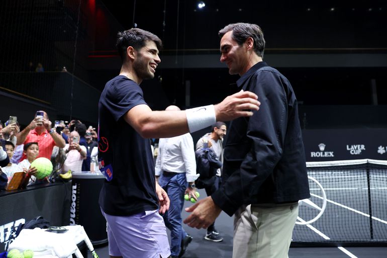 Carlos Alcaraz doet boekje open over geheime ontmoeting met Roger Federer: 'Het was een droom'