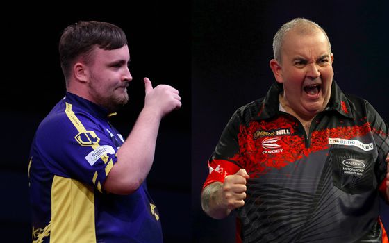 Twijfel over samenwerking tussen darters Luke Littler en Phil Taylor: 'Dan denkt hij, zoek het maar uit'