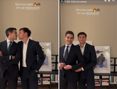 D66-politicus Rob Jetten en tophockeyer Nicolas Keenan © Instagram, TikTok