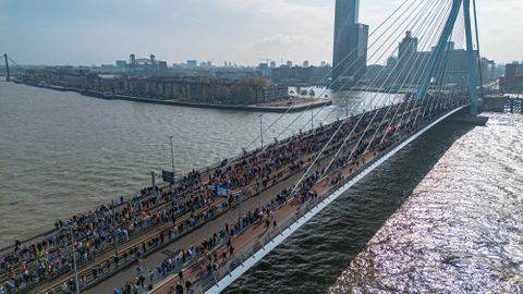 Duidelijke woorden na 'onverantwoorde situatie' tijdens Marathon Rotterdam: 'Dat wil ik bestrijden'
