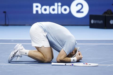 LIVE tennis | Tallon Griekspoor moet in de achtervolging tegen Alexander Zverev in Wenen