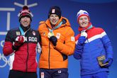 Ted-Jan Bloemen, Sven Kramer en Sverre Lunde Pedersen ©Getty Images