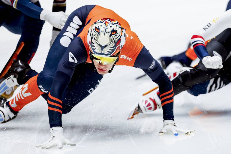 Topshorttracker Jens van 't Wout laat zege in Dordrecht glippen: 'Toen was ik helemaal de weg kwijt'