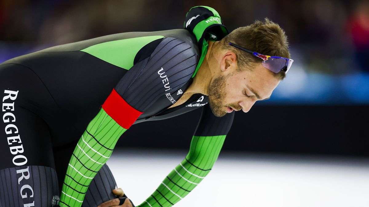 Kjeld Nuis over opvallend moment bij NK sprint: 'Dan gooi ik de handdoek in de ring'