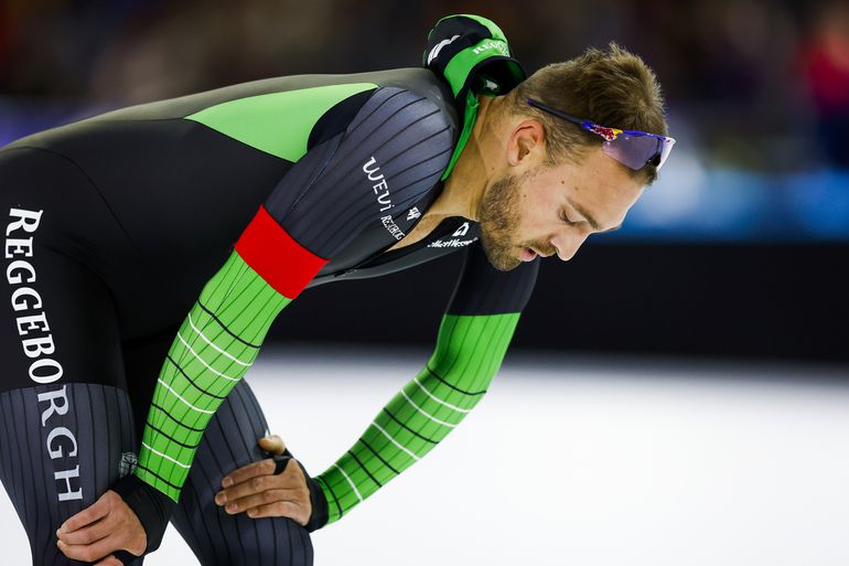 Kjeld Nuis over opvallend moment bij NK sprint: 'Dan gooi ik de handdoek in de ring'