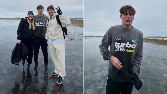 Zoon van Erben Wennemars doorweekt na opmerkelijke uitdaging: 'Maar dit was het waard'