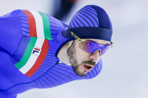 Topschaatser Davide Ghiotto verbluft oud-wereldrecordhouder: 'Het slaat helemaal nergens op'
