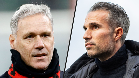 Feyenoord-coach Robin van Persie vergeleken met Marco van Basten: 'Je hebt in Nederland te maken met een ander niveau'