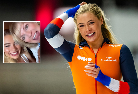 'Trotse' schaatstopper Jutta Leerdam betuigt liefde voor 'geweldige vrouw': 'We zijn nu twee jaar in elkaars leven'