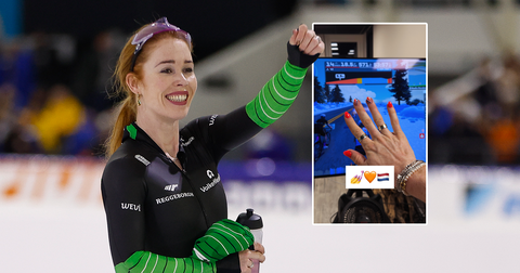 Topschaatsster Antoinette Rijpma-de Jong kiest voor opvallende look op Olympische Spelen