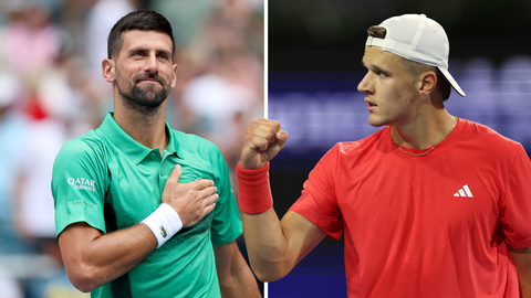 Tennissensatie (19) treft jeugdidool Novak Djokovic in Miami Open-finale: 'Alles wat hij deed, deed ik ook'